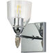 Fun Finial 1 Light Polished Chrome Wall Sconce Wall Light